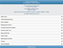 Tablet Screenshot of akronaa.org