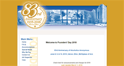 Desktop Screenshot of foundersdayregistration.akronaa.org